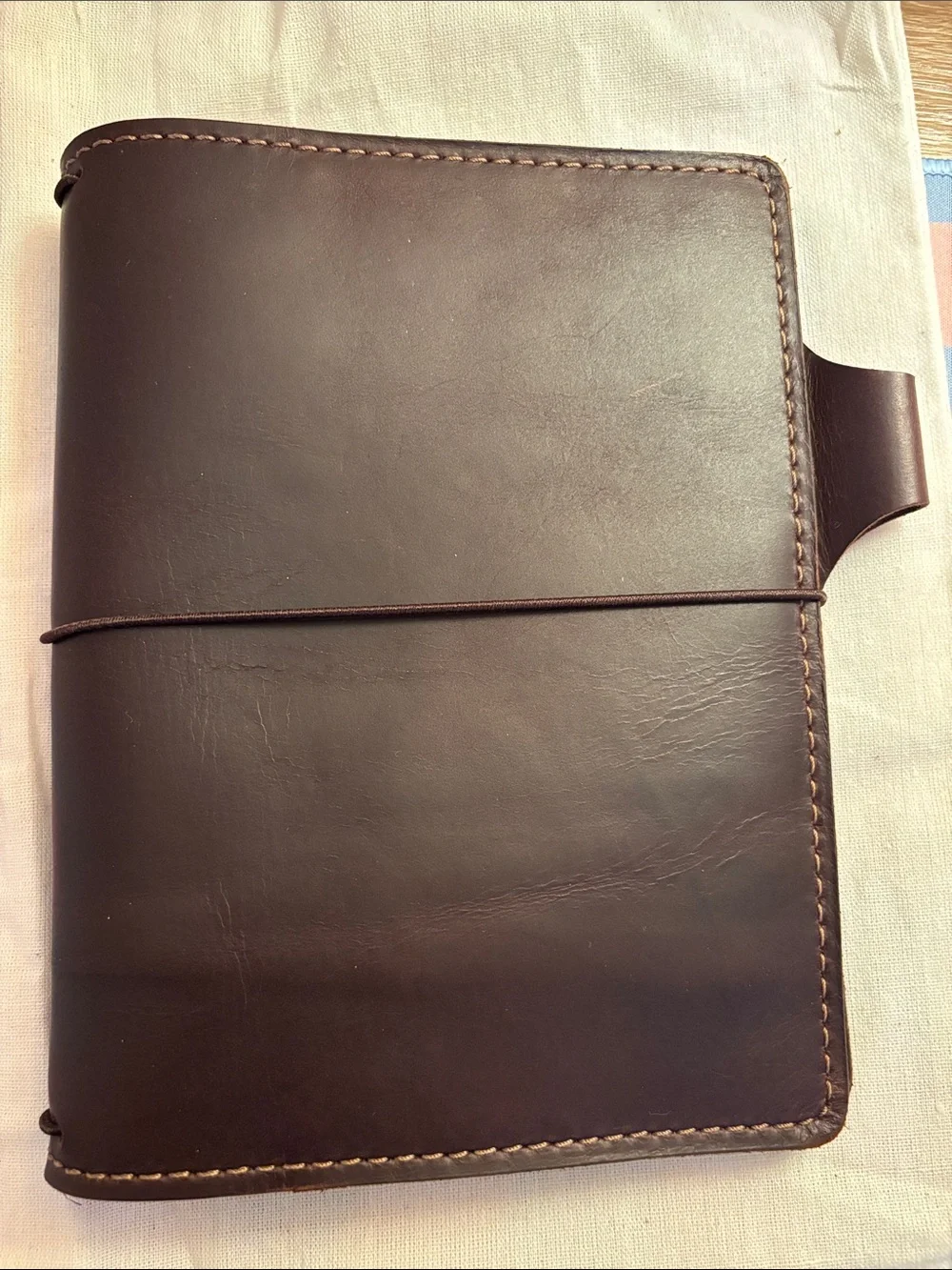 Chic Sparrow B6 Size Bella Cascade Leather Traveler's Notebook Planner Cover